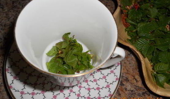 чай с березовыми листочками