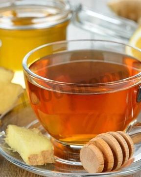 Чай с имбирем, медом и водкой