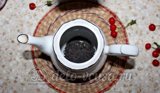 чай с вишней