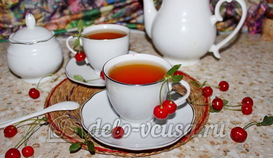 чай с вишней