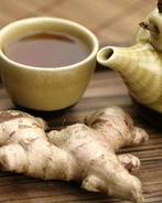 Черный чай с имбирем