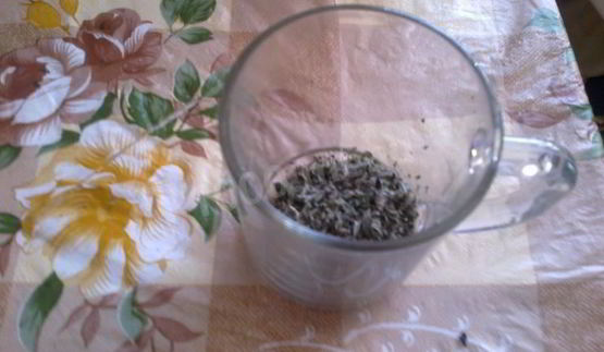 черный чай с мятой