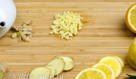 имбирный чай с лимоном