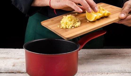 имбирный чай с яблоком и лаймом