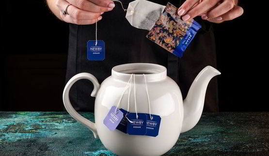 освежающий чай с малиной