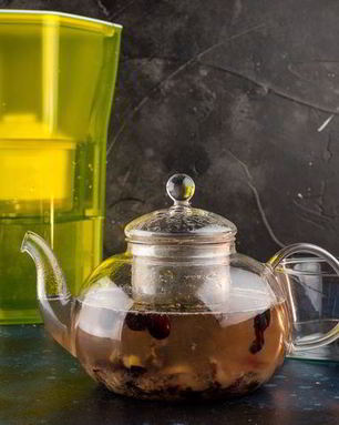 Зеленый чай с голубикой