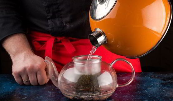 зеленый чай с голубикой