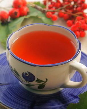 Зеленый чай с шиповником