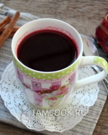 Рецепт безалкогольного глинтвейна из каркаде