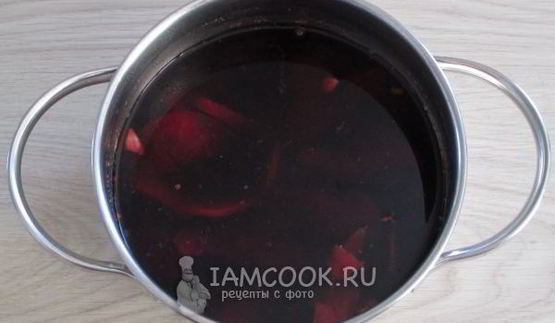 безалкогольный глинтвейн из каркаде