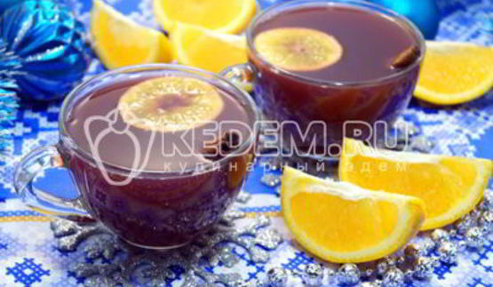 глинтвейн с апельсином