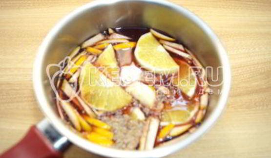 глинтвейн с апельсином