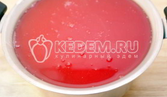 кисель из вишни