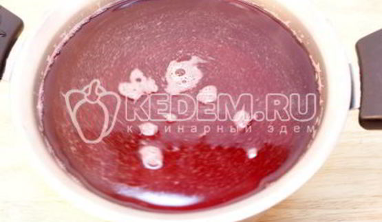 кисель из вишни