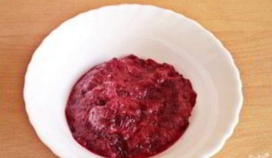 кисель из замороженной клюквы