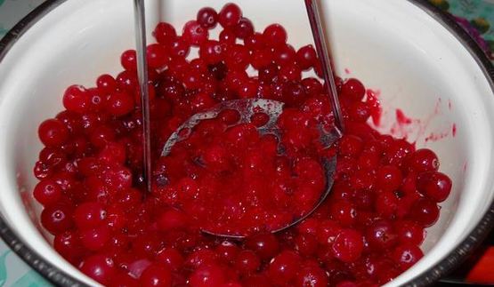 клюквенный кисель