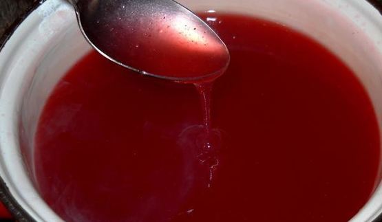 клюквенный кисель