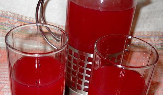 клюквенный кисель