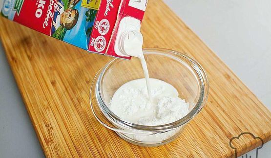 молочный кисель с ванилью