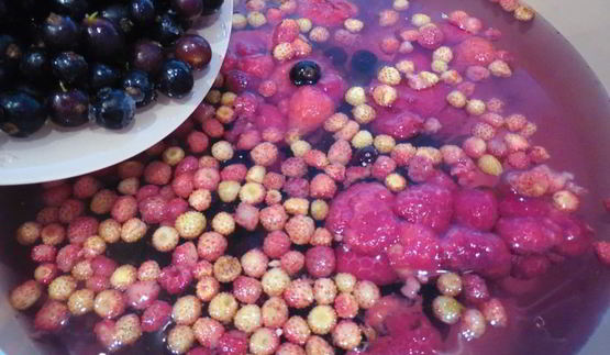 ягодный кисель