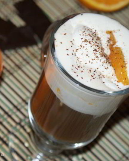 Рецепт апельсинового кофе