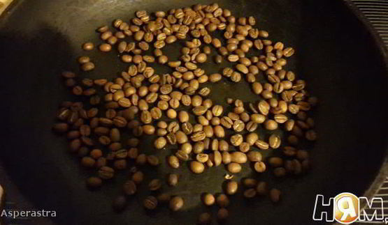 баранина на кофейных зернах