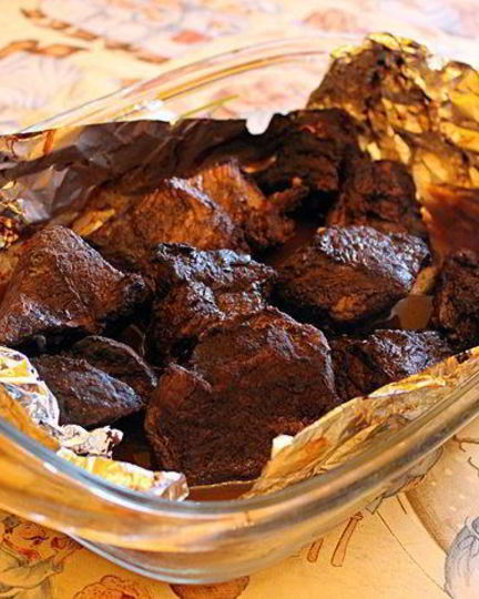 Рецепт говядина, запеченная в кофе