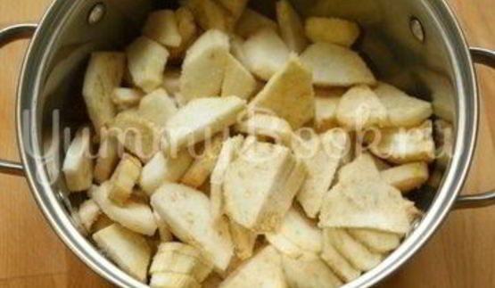 карамелизированные баклажаны с кофейным соусом