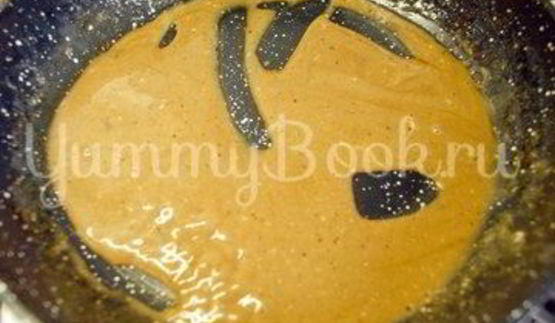 карамелизированные баклажаны с кофейным соусом