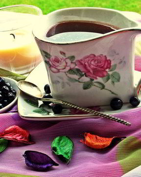 Кофе с черникой