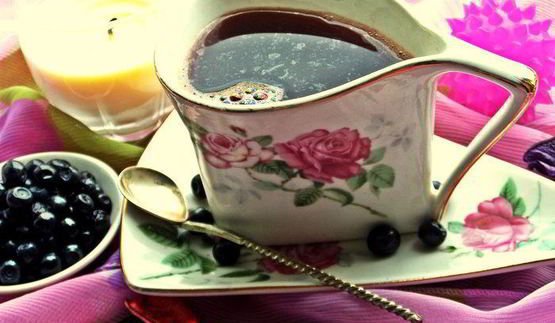 кофе с черникой