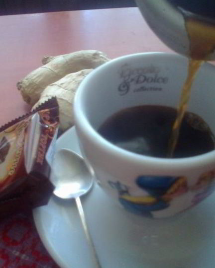 Рецепт кофе с имбирем и корицей