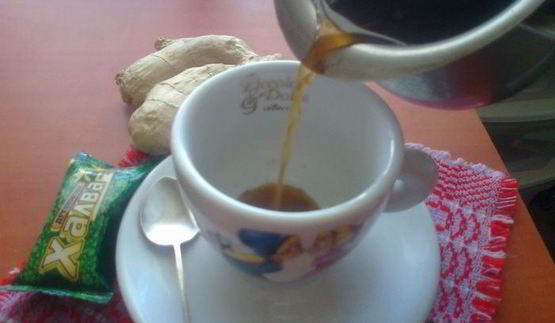 кофе с имбирем и корицей