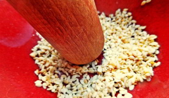 кофе с кунжутом