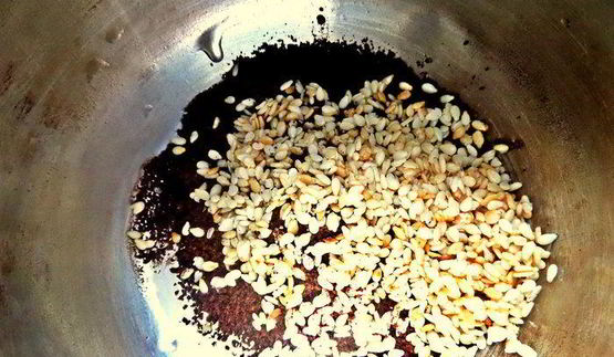 кофе с кунжутом