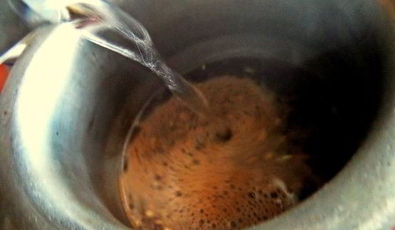 кофе с кунжутом