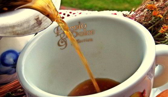 кофе с кунжутом