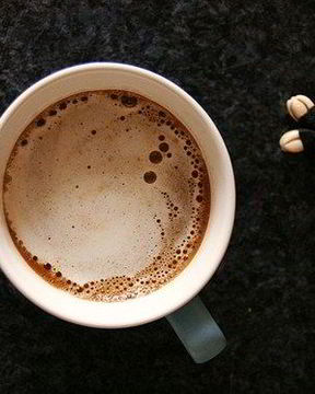 Кофе с воздушной молочной пенкой