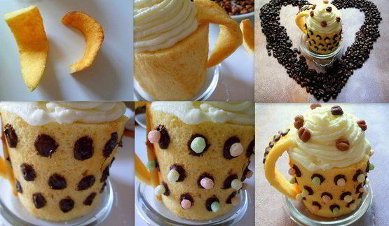 мини-торты чашка кофе