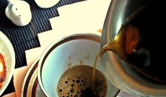 пикантный кофе с чесноком