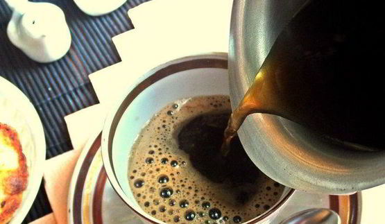 пикантный кофе с чесноком