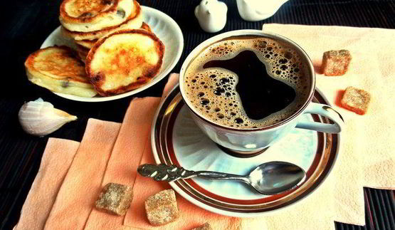 пикантный кофе с чесноком