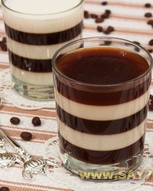 Желе Кофе с молоком