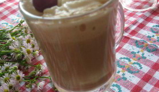 кофейно-вишневый коктейль утреннее наслаждение