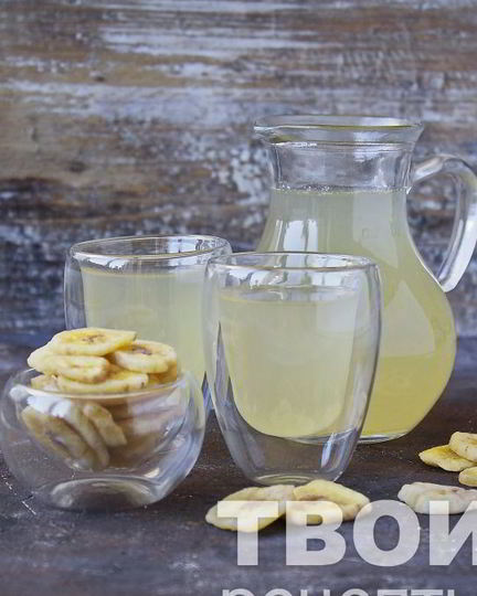 Рецепт бананового кваса