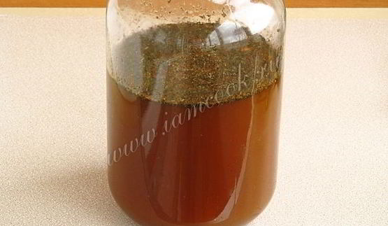 домашний квас из ржаного хлеба