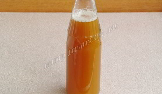 домашний квас из ржаного хлеба