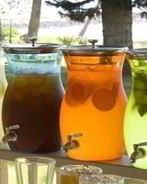 Черничный лимонад с лимоном