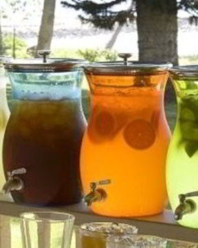 Черничный лимонад с лимоном