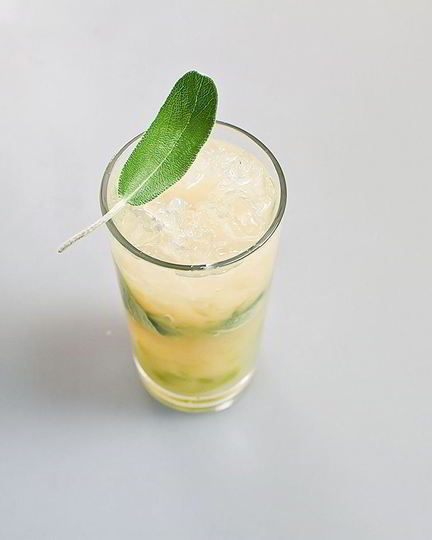 Рецепт грушевого лимонада с шалфеем